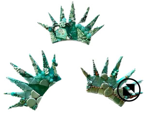 3 crowns mosaic art